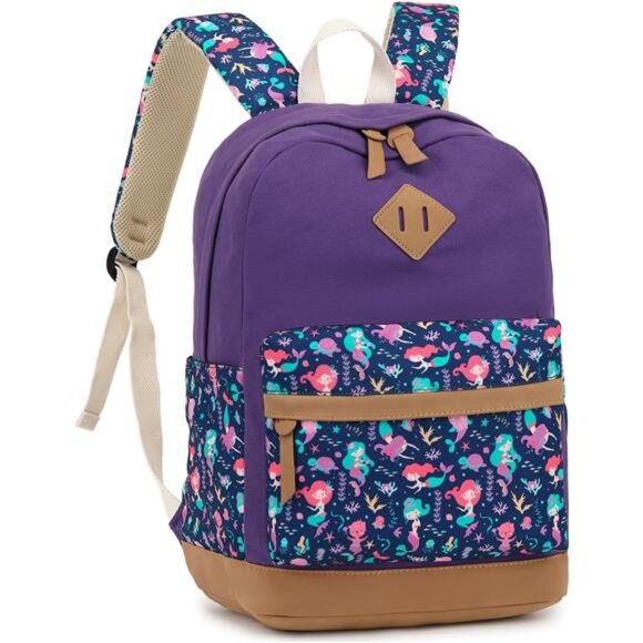 Girls Cute Backpack for School Laptop Backpack Canvas Travel Backpack